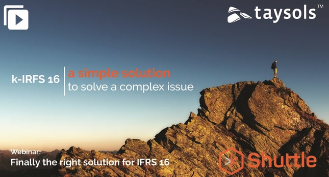 Finally the right solution for IFRS 16